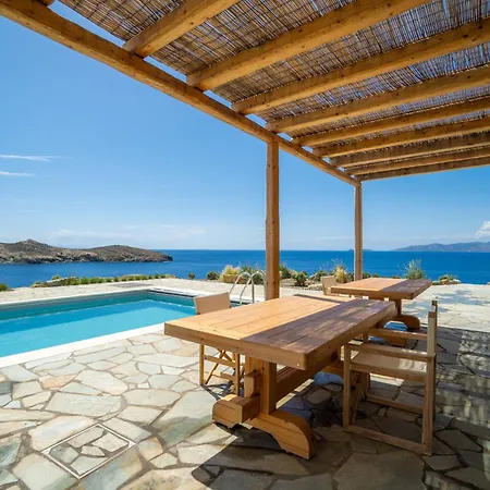 Seahorse Upper Floor With Private Pool - Andros 别墅 *