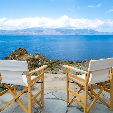 Seahorse Upper Floor With Private Pool - Andros Βίλα *